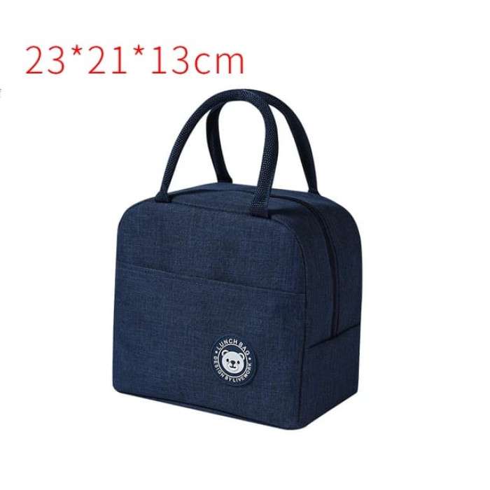 Portable Lunch Bag (Blue)