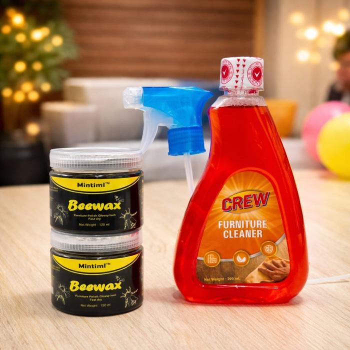 2ps Beewax120ml + 1ps Furniture Cleaner (ComboPack)